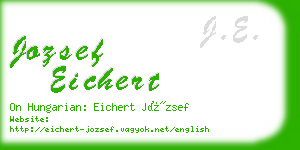 jozsef eichert business card